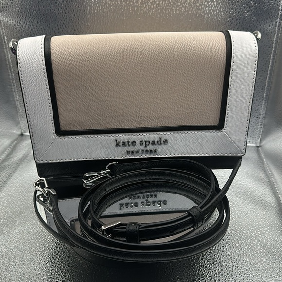 Beautiful Kate Spade Colorblock 2-way leather bag - Picture 1 of 10